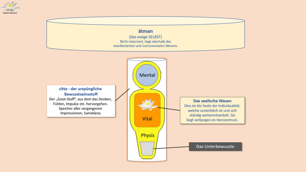Grafik Atman und seelisches Wesen