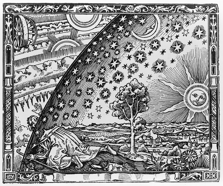 Zeichnung von Flammarion